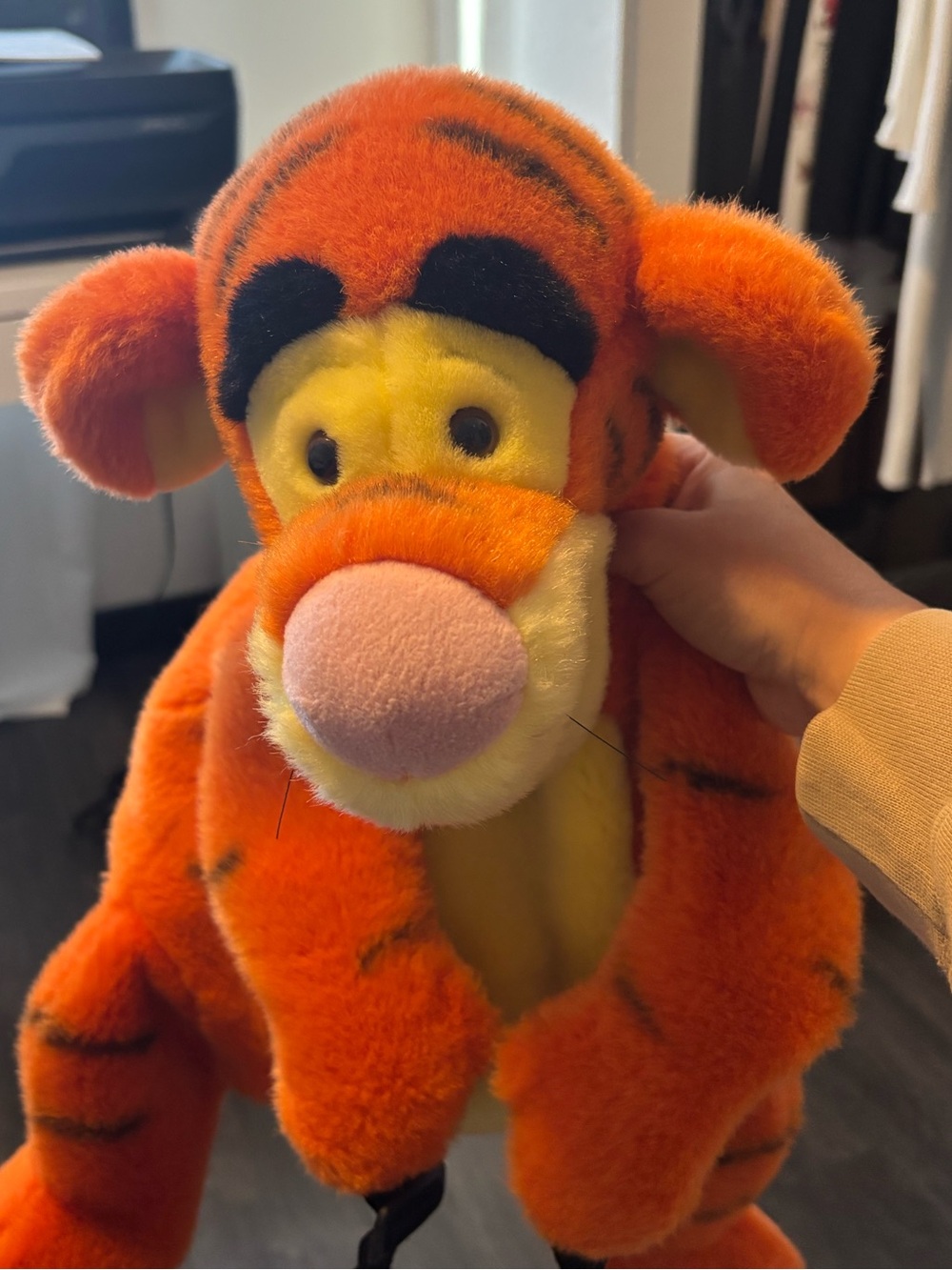 Disney 90s Y2K Tigger Plush pack back